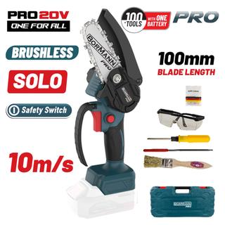 BBP3914C Κλαδ Αλυσοπρίονο Μπαταρίας 20V,Brushless, Λάμα 10cm, 825gr,1/4"1.1mm 28οδ.11m/s