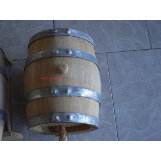 OAK WOODEN BARREL 10LT.