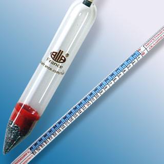 Wine Hydrometer 0.980-1.170 g/ml 0-21°Bé 0-25 %vol 0-42 Sug/L Tp20°C