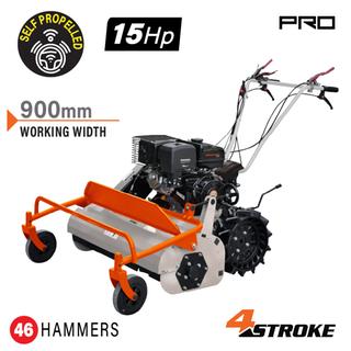 PB8900 Aυτοκινούμενος Καταστροφέας Χόρτων,Βενζινοκίνητος,15Hp,